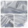 10ftx10ft Sequin Silver Backdrop Curtain Panels for Parties, Wrinkle Free Thick Glitter Sparking Photo Backdrop Drapes, 2 Panels 5x10ft Shimmer Back Drop Cloth for Wedding Birthday Photography view 3