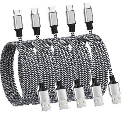 [Apple MFi Certified] 5Pack Car Carplay Cable for iPhone 17 Car Charger, 3FT USB A to USB C Cable for Car Charger Adapter 3.1A Fast Charging for iPhone 17/Air/16/15 /iPad Pro Air mini Airpods Pro