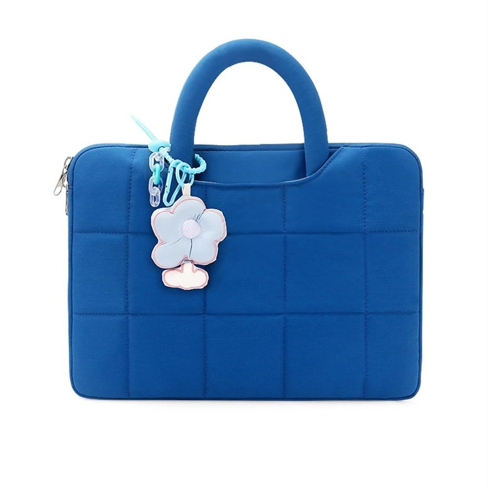 14.1 Inch Laptop Bag for Women 16.1 Inch Waterproof Laptop Protective Briefcase Handbag for Macbook Air Pro(Blue,15-16")
