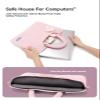 14.1 Inch Laptop Bag for Women 16.1 Inch Waterproof Laptop Protective Briefcase Handbag for Macbook Air Pro(Blue,15-16") view 2
