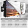 Christmas Outdoor TV Cover Fit TV Size 52''-55'', Weatherproof and Waterproof TV Oxford Cloths Cover for Outside, Red Truck Dogs Pine Trees Winter Snowflake TV Enclosure/TV Display Protectors view 2