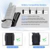 2-Pack CP200 Radio Holster for Duty Belt 1.5"/1.75"/2"/2.25" Accessories Law Enforcement Gear for Motorola XPR3500e CP200d APX6000 APX8000 Radio Belt Clip Holder for BaoFeng/Kenwood/Midland/Hytera view 2