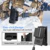 2-Pack CP200 Radio Holster for Duty Belt 1.5"/1.75"/2"/2.25" Accessories Law Enforcement Gear for Motorola XPR3500e CP200d APX6000 APX8000 Radio Belt Clip Holder for BaoFeng/Kenwood/Midland/Hytera view 4