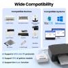 Xiiaozet Wireless USB Server and Print Server Share USB Devices (Printer, Scanner or More) Over LAN via Ethernet or WiFi Network Easy Setup Compatible with Windows Mac and Linux Virtual USB (LK300EW) view 4