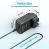 Tomatosd 12V AC Adapter Compatible with Wisecomm HL-12/2-8E6S ADT121000 CCTV Camera Power Charger view 3