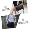 LIFKICH Briefcase Fashion Business Handbag for Men Sling Travel Purse Double Handle view 3