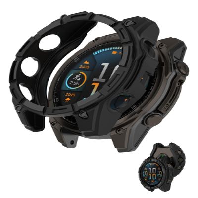 Case for Garmin Fenix 8 51mm,NOUKAJU TPU Protective Cover,Easy to Install,Drop-Proof,Scratch-Proof,Protective Case for Garmin Fenix 8 51mm Smartwatch(Black)