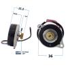 0.9 Degree 36MM Stepper Motor DC 12V 2-Phase 4-Wire Round Thin Stepping Motor 13 Teeth MXL Pulley Wheel DIY 3D 1Pcs view 4