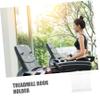 BRIGHTFUFU Treadmill Book Holder Acrylic Transparent E-Book Stand for Tablets and Magazines Practical Rack for Home Gym Use Exercise Enthusiasts view 3