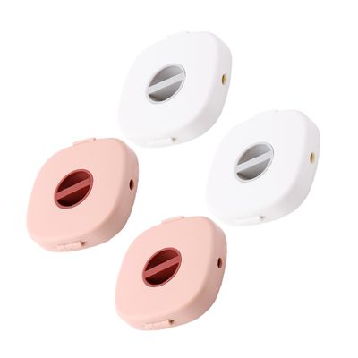 CAXUSD 4pcs Cable Cord Winder Charging Wire Management Case for Phone Accessories Organizer Box