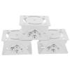 CAXUSD 3pcs Security Camera Fixed Bracket Sturdy and Practical Mounting Support for Easy Installation and Reliable Use for Security Camera Setup view 1