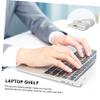 CIYODO 4pcs Adjustable Laptop Riser Ergonomic Notebook Stand for Desk Non-Slip Cooling Bracket with Enhanced Stability for Use view 3