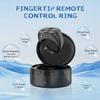 Fingertip Wireless Bluetooth Remote Control,TIK-to-k Remote Control APP Kindle Page Turner, Scrolling Rings Rechargeable Camera Video Recording Remote for Phones Tablets (Black) view 2