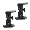 ARTIBETTER Zinc Alloy Speaker Mounts 2pcs Wall Mount Brackets Surround Sound Compatible Tilt Turn Mechanism 180 Adjustment view 1
