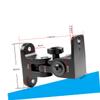 ARTIBETTER Zinc Alloy Speaker Mounts 2pcs Wall Mount Brackets Surround Sound Compatible Tilt Turn Mechanism 180 Adjustment view 3