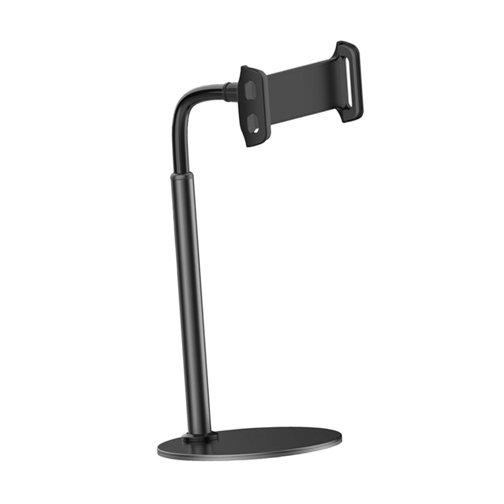 ARTIBETTER 1pc Adjustable Telescopic Phone Holder Stand for Tablets Smartphones Ergonomic Design for Home Office Use Black Color Material Reduces Neck Strain