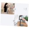 ARTIBETTER 1pc Adjustable Telescopic Phone Holder Stand for Tablets Smartphones Ergonomic Design for Home Office Use Black Color Material Reduces Neck Strain view 2