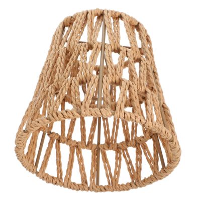 Levemolo Replacement Lampshade Ceiling Light Woven Paper Rope Lampshade for Home