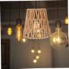 Levemolo Replacement Lampshade Ceiling Light Woven Paper Rope Lampshade for Home view 4