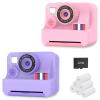 Purple and Pink Kids Camera Instant Print for Girls view 1