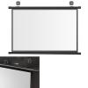 60 in, 72 in, Projector Screen Projection Screen HD Screen 16:9 Format, Anti-Crease Projection Screen with Sticky Hooks, for Indoor Outdoor Home Theater Backyard Cinema Travel(16:9,60in) view 1