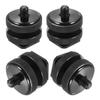 CIYODO 4pcs Camera Hot Shoe Mount Adapter Double Screw Tripod Screw for Easy Locking Compatible Camera Accessories view 1