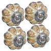 ARTIBETTER 4pcs Porcelain Knobs for Cabinets Rustic Ceramic Drawer Pulls Decorative Cabinet Handles view 1
