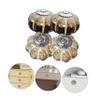 ARTIBETTER 4pcs Porcelain Knobs for Cabinets Rustic Ceramic Drawer Pulls Decorative Cabinet Handles view 4