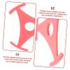 ARTIBETTER Triangle Vinyl Record Adapter Compact Turntable Fitting for Enhanced Record Playback Versatile Accessory for Music Enthusiasts Red Design view 3