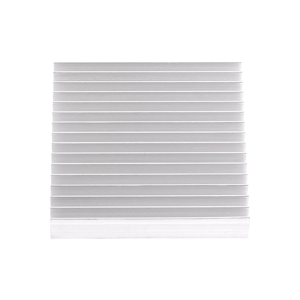 1pc Aluminium Heatsink, Good Thermal Conductivity, 100 * 100 * 18MM Heat Sink with Cooling Fin, Cool Fin, Thermal, Cooling Plate