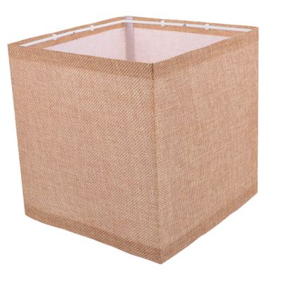 IWOWHERO Square Cloth Lamp Shade Replacement for Table Lamp Modern Decorative Shade Easy to Install Stylish Design Versatile for Home Decor Height Compatible