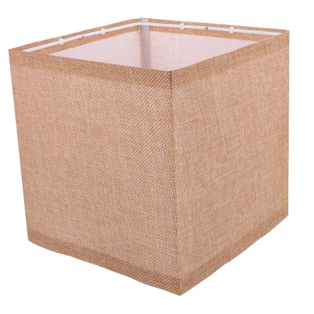 IWOWHERO Square Cloth Lamp Shade Replacement for Table Lamp Modern Decorative Shade Easy to Install Stylish Design Versatile for Home Decor Height Compatible