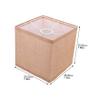 IWOWHERO Square Cloth Lamp Shade Replacement for Table Lamp Modern Decorative Shade Easy to Install Stylish Design Versatile for Home Decor Height Compatible view 2