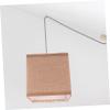 IWOWHERO Square Cloth Lamp Shade Replacement for Table Lamp Modern Decorative Shade Easy to Install Stylish Design Versatile for Home Decor Height Compatible view 4