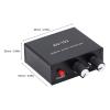 2 Way 3.5mm Stereo Audio Switch Input Source Switcher, Mini Small Amp, Active Sound Distributor, Selector Splitter Box with Independent Volume Control (1 in 2 Out) view 2