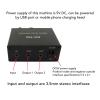 2 Way 3.5mm Stereo Audio Switch Input Source Switcher, Mini Small Amp, Active Sound Distributor, Selector Splitter Box with Independent Volume Control (1 in 2 Out) view 3