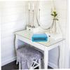 Mikikit Wooden Monitor Stand with Pull-out Drawer Rustic Computer Riser for Desk Organization for Home Office Storage and Tidy Workspaces view 3