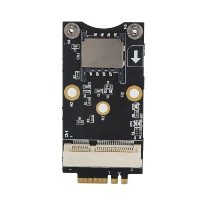 M.2 to Mini PCI E Adapter A E Key 3G 4G Module with SIM Card Slot Expansion Board Assembly