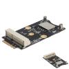 M.2 to Mini PCI E Adapter A E Key 3G 4G Module with SIM Card Slot Expansion Board Assembly view 2