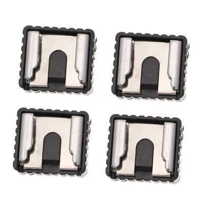 DirectNine Basics 4pcs Hot Shoe Mount Adapter Thread for Camera Accessories Easy to Install Flash Shoe Holder Compatible Camera Models and Monitors