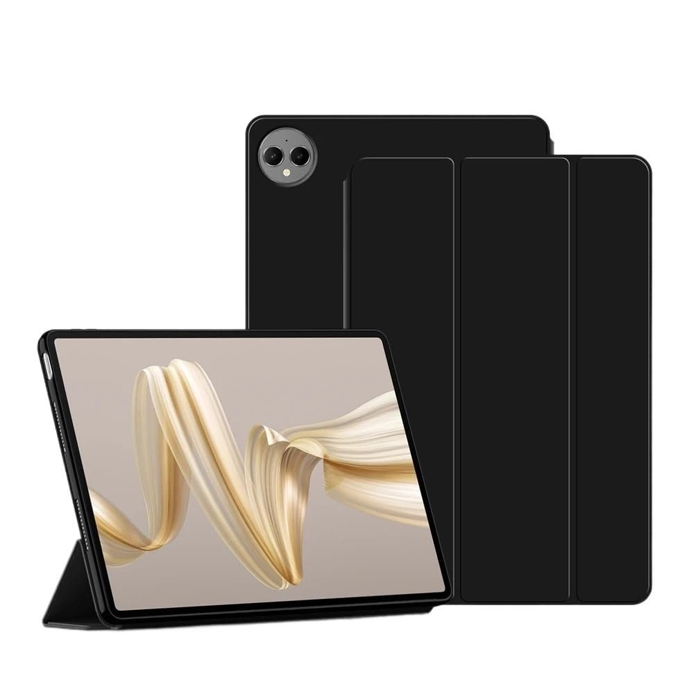 SOENS Suitable for Huawei MatePad Pro 12.2inch 2024 MRO-W00/W10 Case Tri-Folding PU+TPU Soft Back Inner case Leather Stand Cover