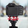 64 Camera Leveler, Aluminum Alloy Tripod Head Leveling Base, 3/8 Thread, 5 Horizontal Adjustment Angle Triple Wheel Leveler for Macro Panoramic Photography view 3