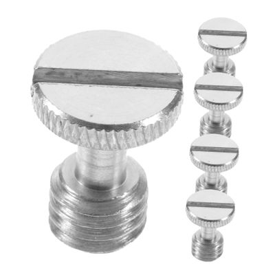 FELTECHELECTR 5pcs Iron Material Camera Mount Screw Quick Release Thumb Screw Camera