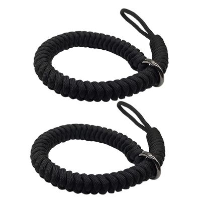 LIFKICH 2pcs Adjustable Camera Harness Camera Wrist Strap Stainless Steel Ring for Men