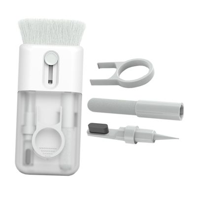 BESTonZON 1set Multifunctional Headset Cleaner Brush Kit Keycap Puller for Earphones Mobile Phones Computers and Digital Cameras and Reusable Cleaning Tools