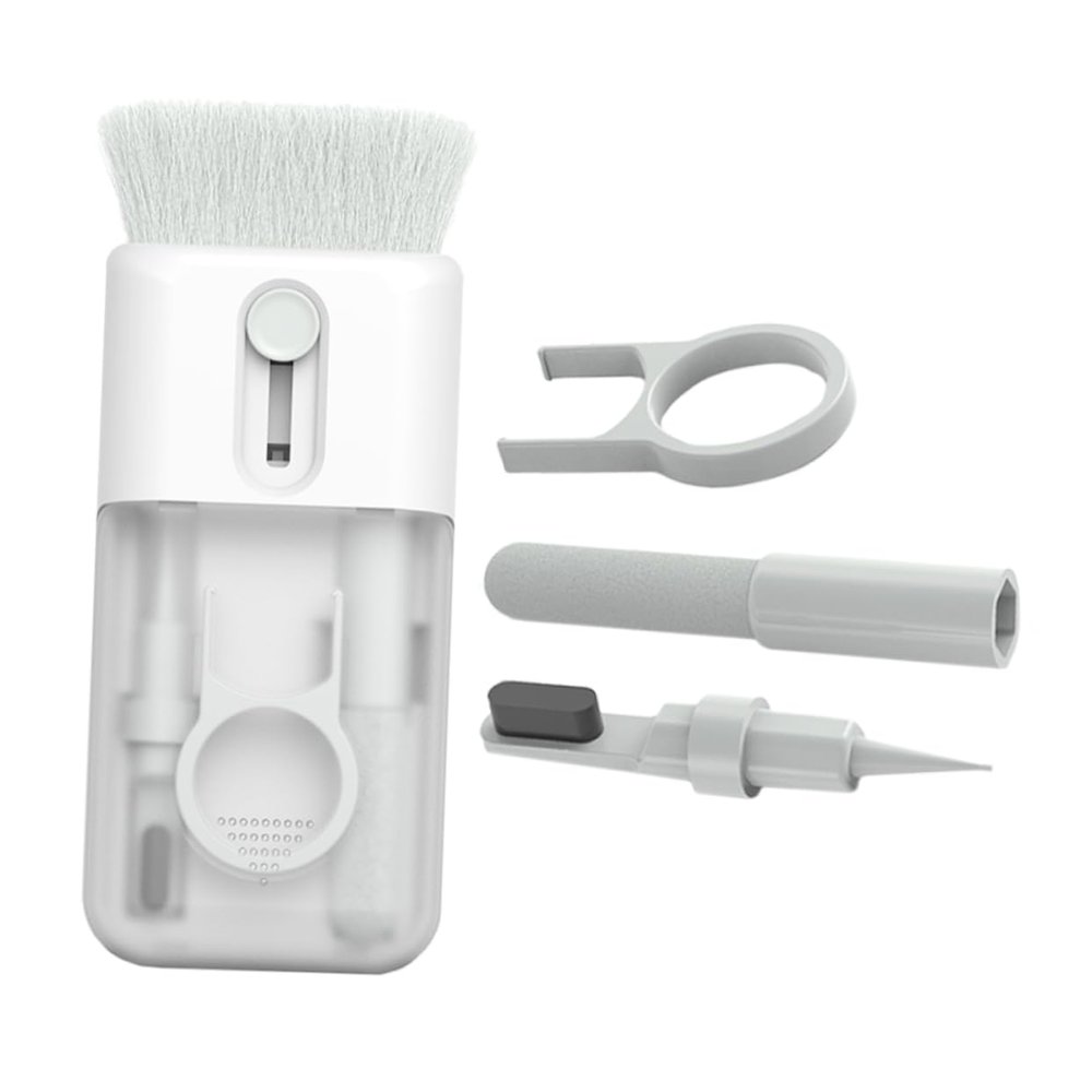 BESTonZON 1set Multifunctional Headset Cleaner Brush Kit Keycap Puller for Earphones Mobile Phones Computers and Digital Cameras and Reusable Cleaning Tools