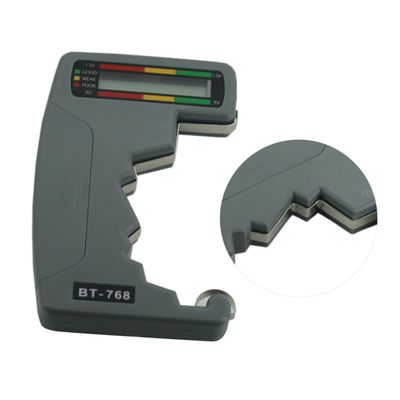 LIFKICH 9v Battery Tester for Aa AAA Button Cell Batteries Dial Type Volt Checker