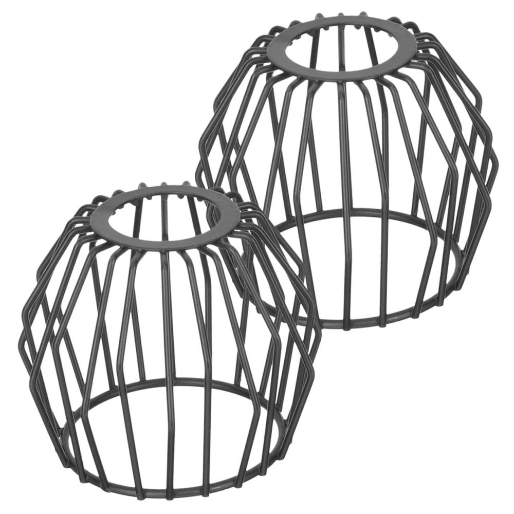 ARTIBETTER 2pcs Sturdy Iron Lampshade Covers Hollow Ceiling Light Shade Decorative Chandelier Shade for Dining Easy-clean Chandelier Lampshade