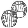 ARTIBETTER 2pcs Sturdy Iron Lampshade Covers Hollow Ceiling Light Shade Decorative Chandelier Shade for Dining Easy-clean Chandelier Lampshade view 1