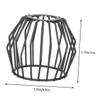 ARTIBETTER 2pcs Sturdy Iron Lampshade Covers Hollow Ceiling Light Shade Decorative Chandelier Shade for Dining Easy-clean Chandelier Lampshade view 2